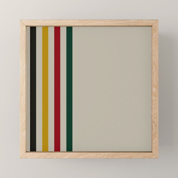 Trapper Stripes Mini Art Print Gallery Image 1