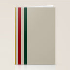 Trapper Stripes Stationery Card Gallery Image 2