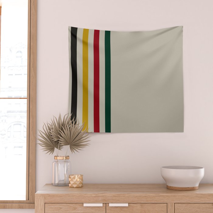 Trapper Stripes Wall Tapestry Gallery Image 2