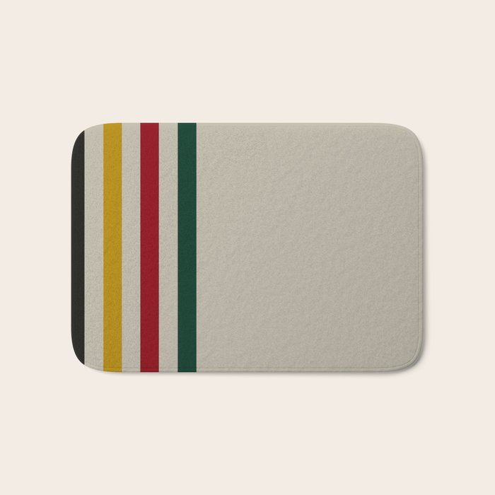 Trapper Stripes Bath Mat Gallery Image 1