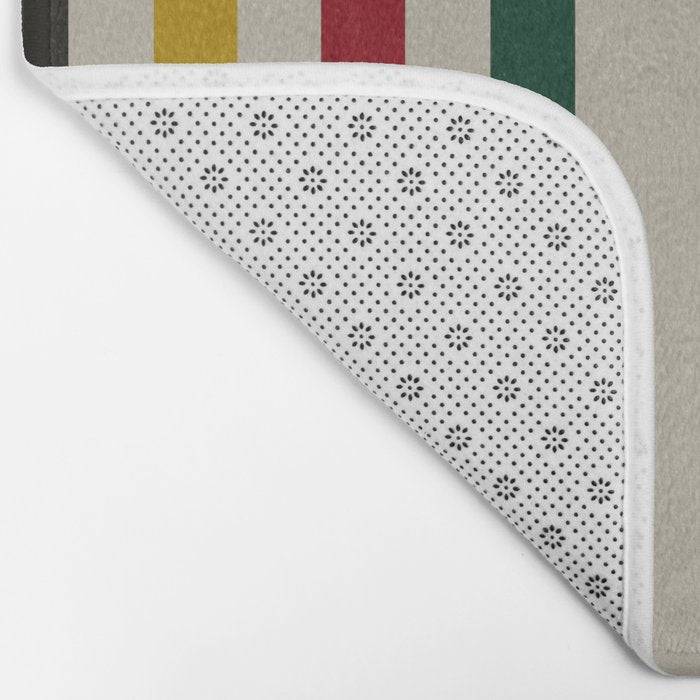 Trapper Stripes Bath Mat Gallery Image 2