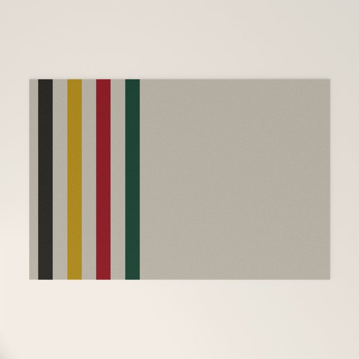 Trapper Stripes Welcome Mat Gallery Image 1