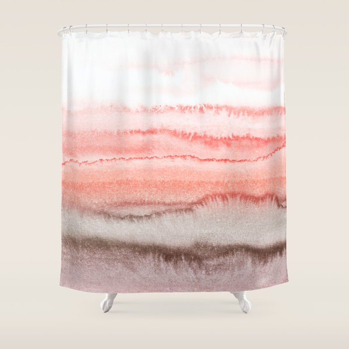 WITHIN THE TIDES CORAL DAWN Shower Curtain Gallery Image 1