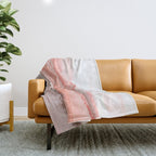 WITHIN THE TIDES CORAL DAWN Throw Blanket Gallery Image 1