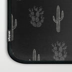 Cactus Pattern Black Laptop Sleeve Gallery Image 3