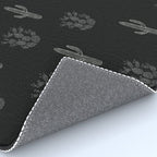 Cactus Pattern Black Rug Gallery Image 4