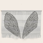 Black Cicada Wings Wall Hanging Gallery Image 1