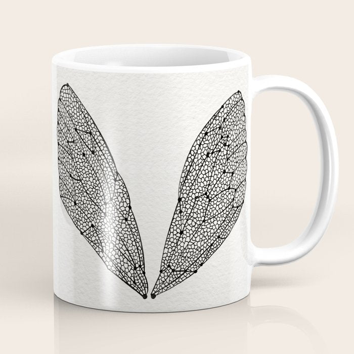 Black Cicada Wings Coffee Mug Gallery Image 1