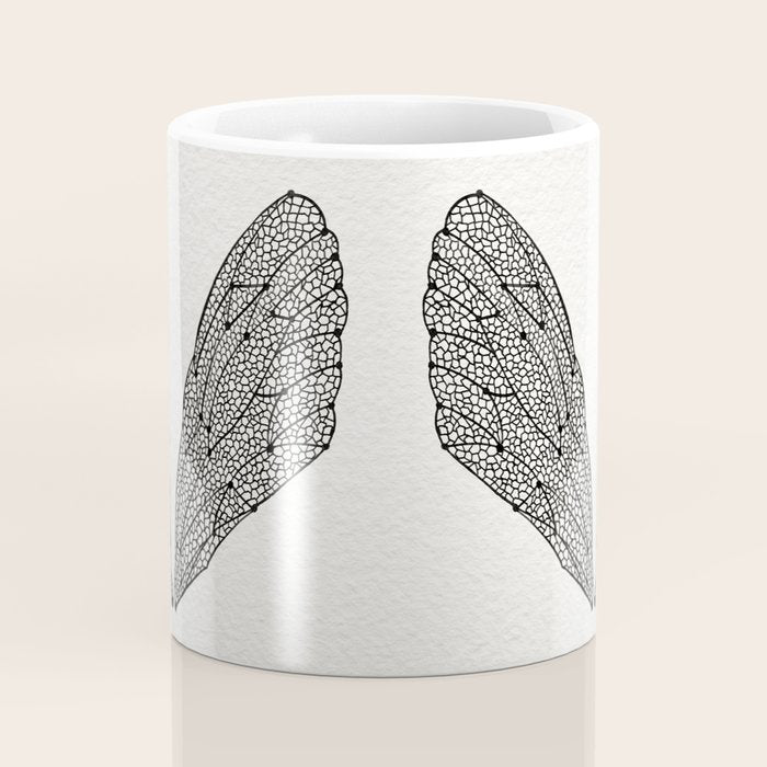 Black Cicada Wings Coffee Mug Gallery Image 4