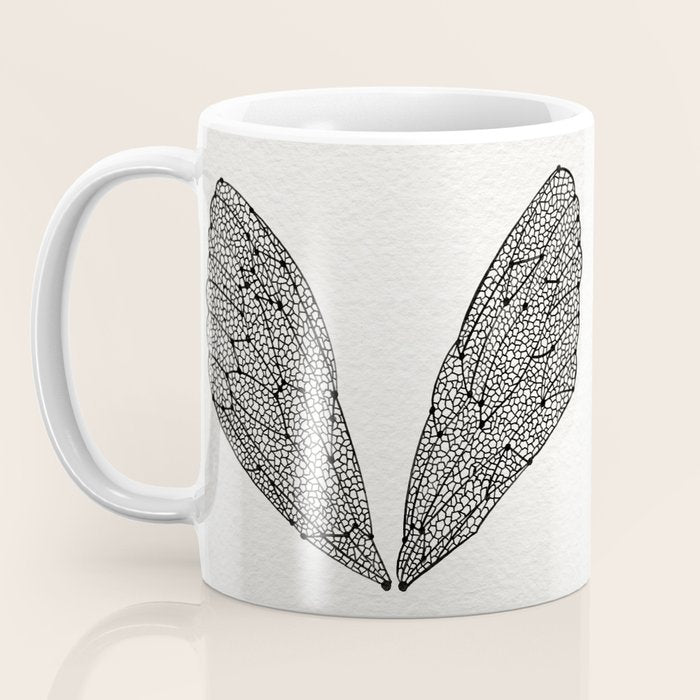 Black Cicada Wings Coffee Mug Gallery Image 3