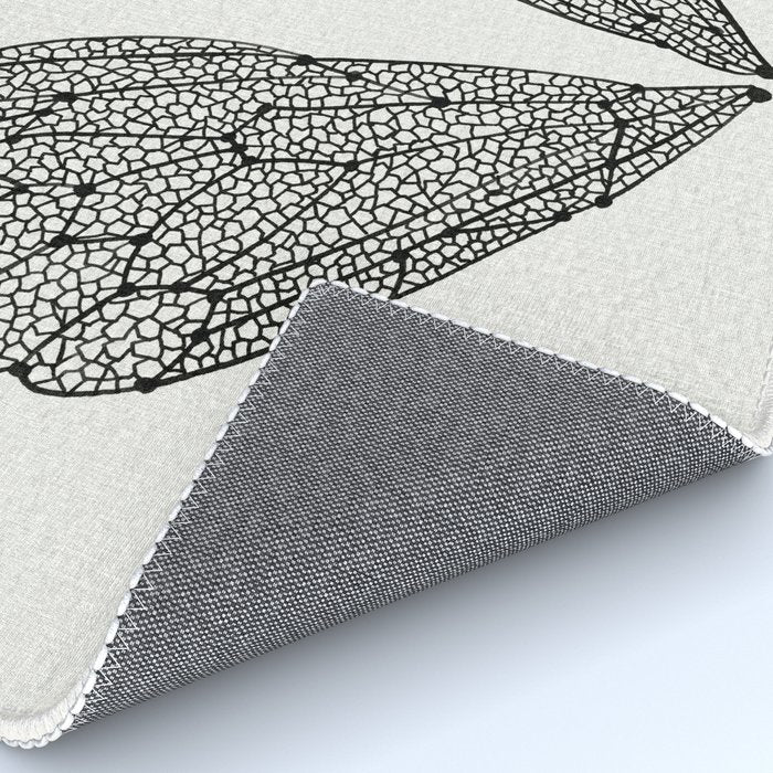 Black Cicada Wings Rug Gallery Image 4