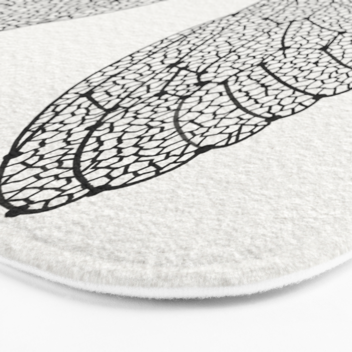 Black Cicada Wings Bath Mat Gallery Image 3