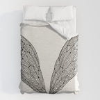 Black Cicada Wings Duvet Cover Gallery Image 6