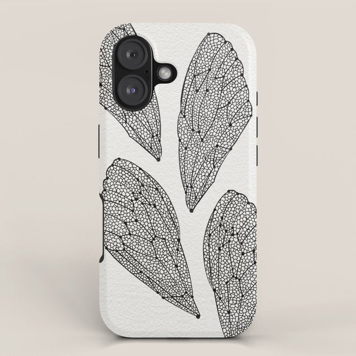 Black Cicada Wings iPhone Case Gallery Image 1