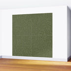 Lines III (Moss Green) Wall Mural Gallery Image 2