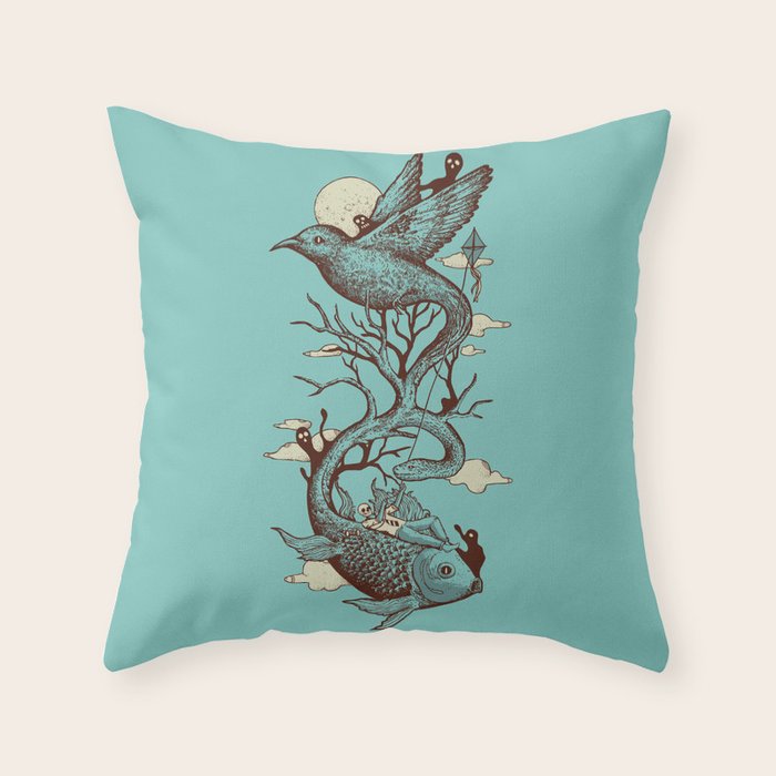 Escape from Reality Throw Pillow Gallery Image 6