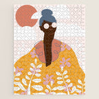 Abstract Woman - Messy Bun Jigsaw Puzzle Gallery Image 1