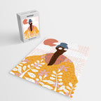 Abstract Woman - Messy Bun Jigsaw Puzzle Gallery Image 2