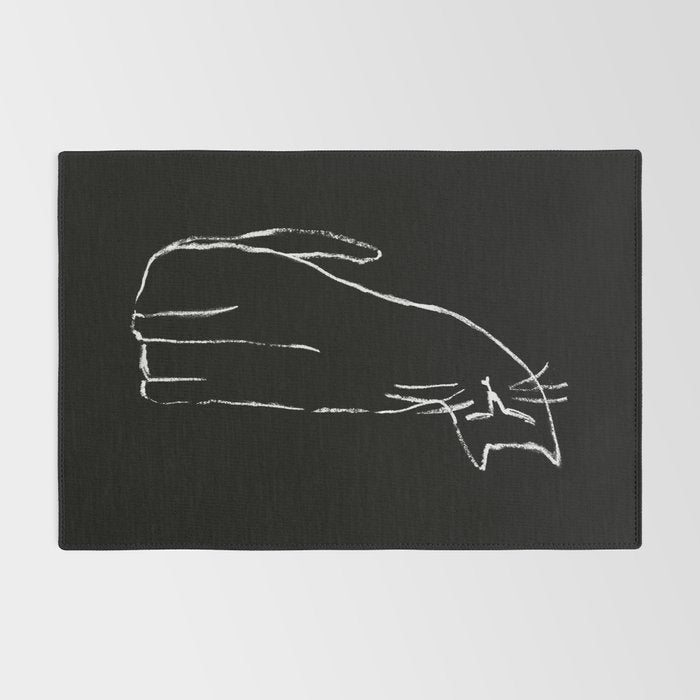 Curious cat impression Rug Gallery Image 2