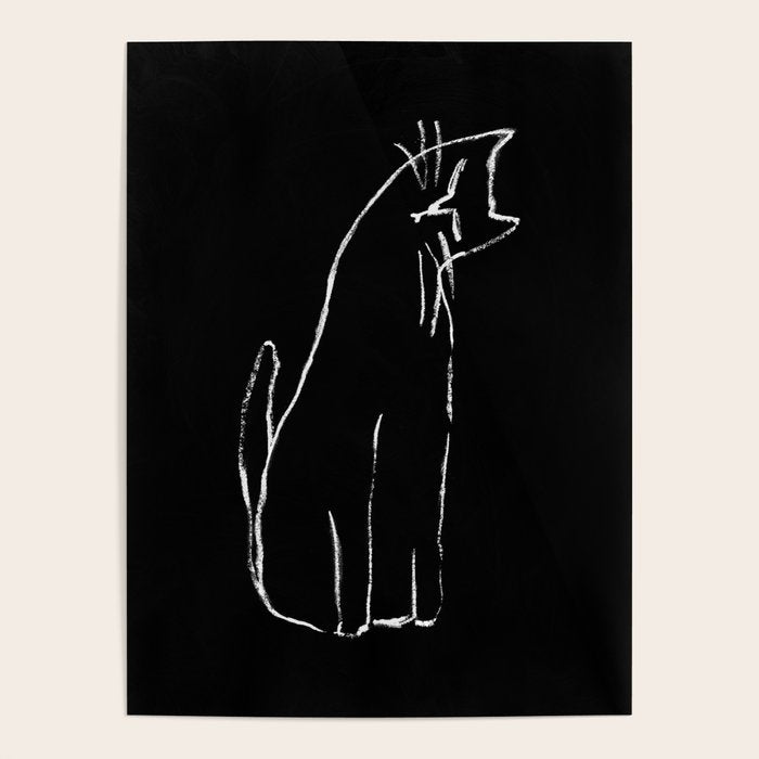 Curious cat impression Poster Gallery Image 4