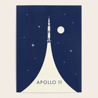 Apollo 11 Space - Saturn Rocket B Poster Gallery Image 4