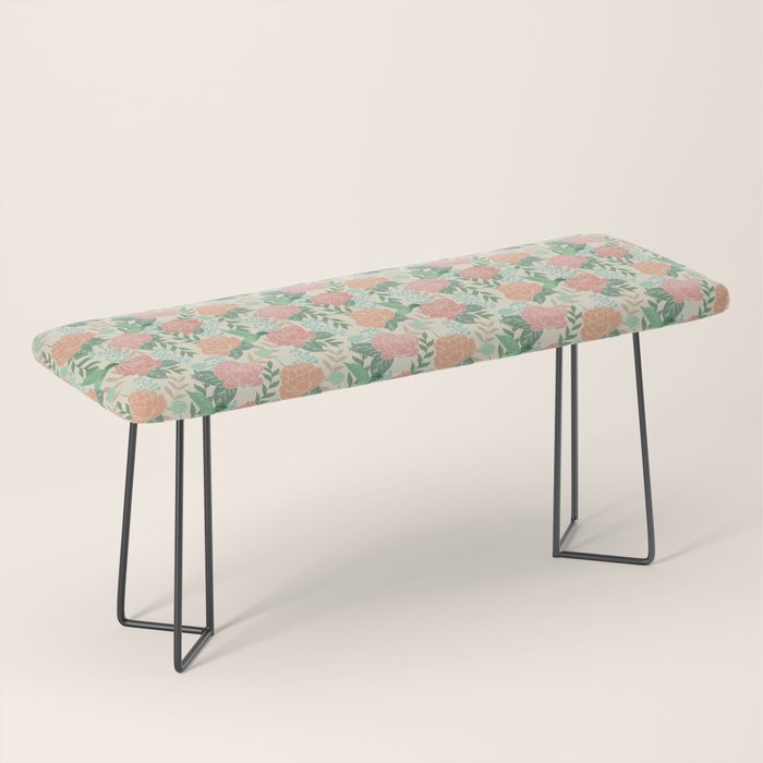 Victorian Garden with Hummingbird Bench Gallery Image 1