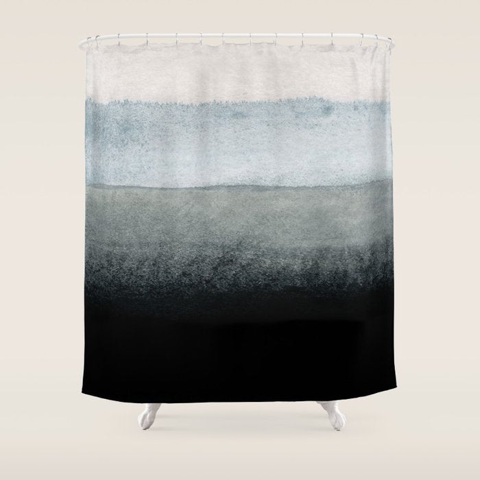shades of grey Shower Curtain Gallery Image 1