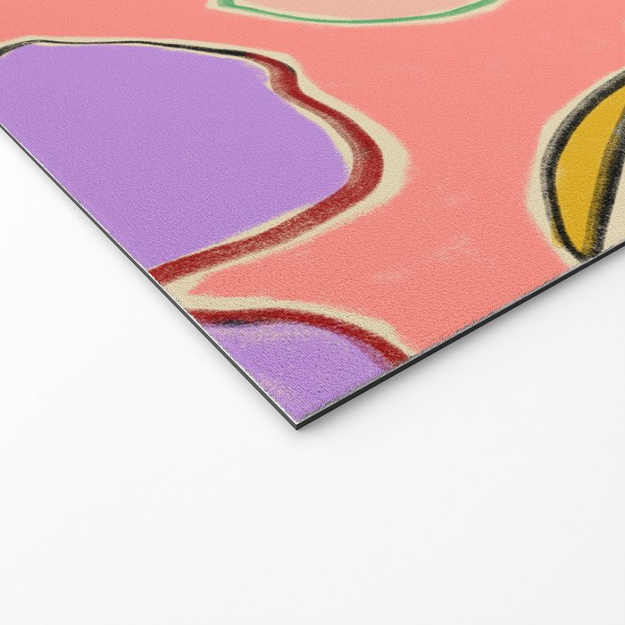 VINTAGE GARDEN PEACH Welcome Mat Gallery Image 2