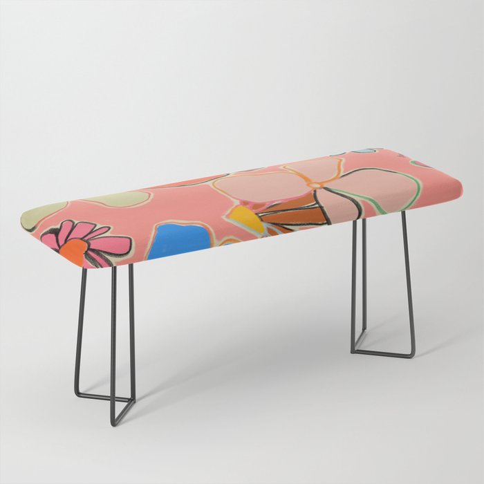 VINTAGE GARDEN PEACH Bench Gallery Image 1