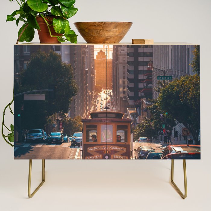 San Francisco Trolley (Color) Credenza Gallery Image 1