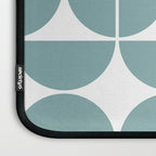 Mid Century Modern Geometric 04 Glass Blue Laptop Sleeve Gallery Image 3