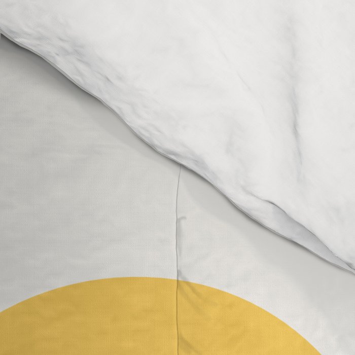 Abstract Landscape 09 Yellow Comforter Gallery Image 4