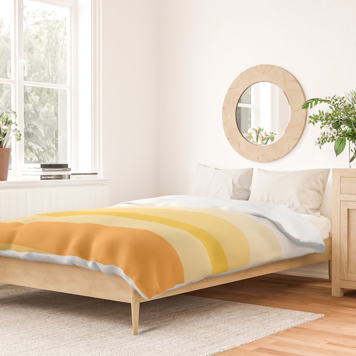 Abstract Landscape 09 Yellow Duvet Cover Gallery Image 2