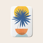 Abstract Tropical Sunset / Mid Century Series Bath Mat Gallery Image 1