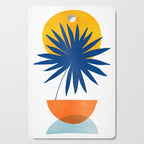 Abstract Tropical Sunset / Mid Century Series Cutting Board Gallery Image 1