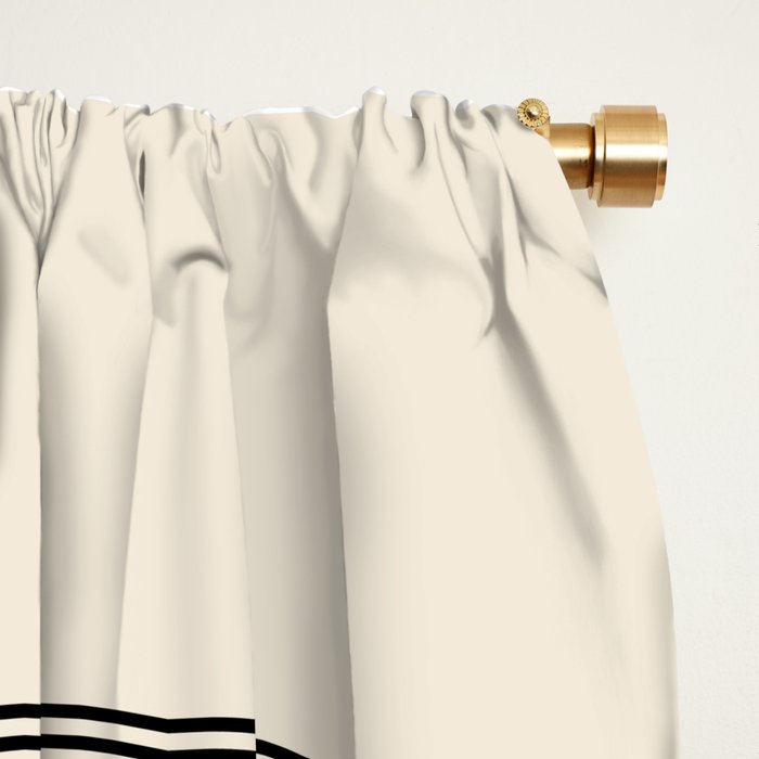 Abstraction_LINE_BLACK_DOT_VISUAL_ART_Minimlism_001A Window Curtain Gallery Image 2