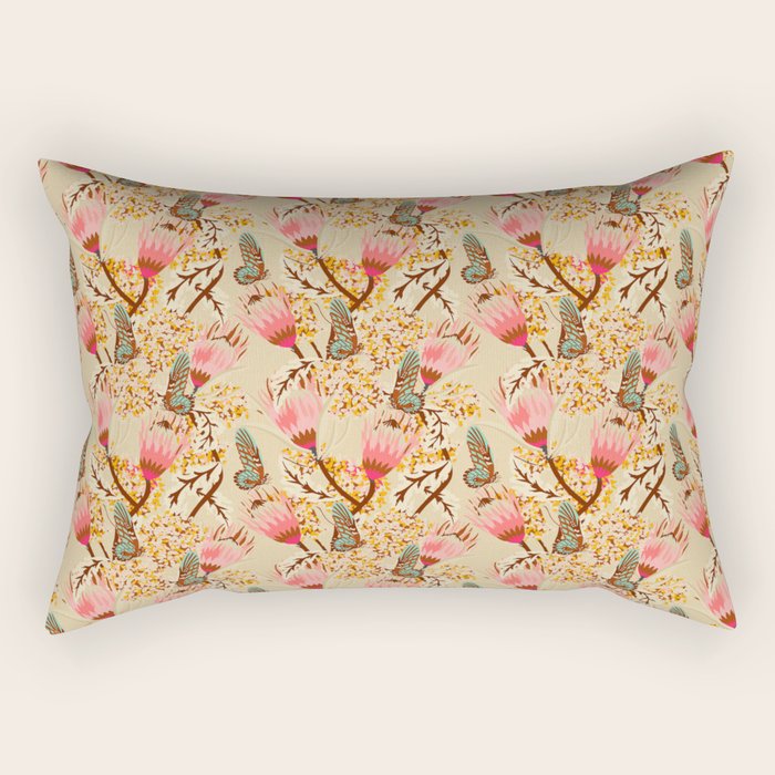 MADEMOISELLE TEMPLE BUTTERFLY Rectangular Pillow Gallery Image 1