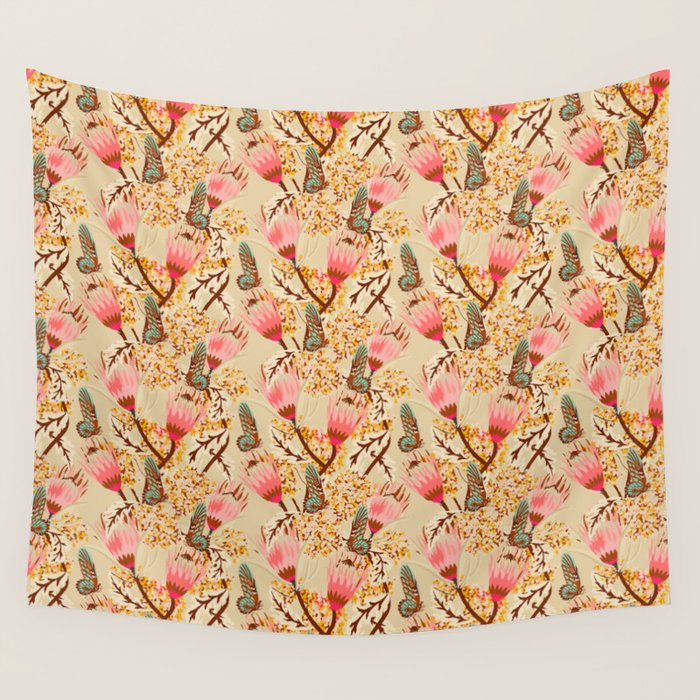 MADEMOISELLE TEMPLE BUTTERFLY Wall Tapestry Gallery Image 1