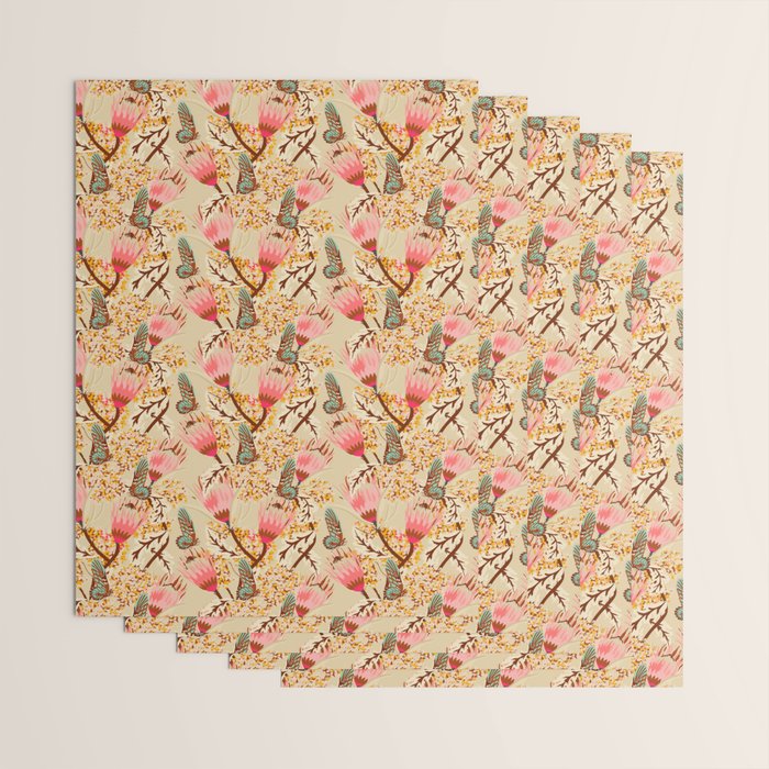 MADEMOISELLE TEMPLE BUTTERFLY Wrapping Paper Gallery Image 3
