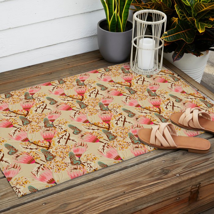 MADEMOISELLE TEMPLE BUTTERFLY Outdoor Rug Gallery Image 2
