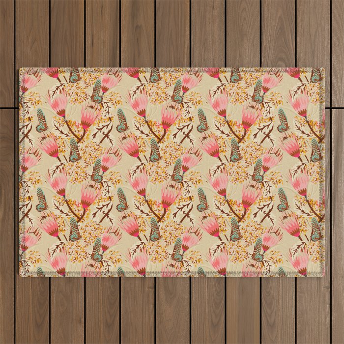 MADEMOISELLE TEMPLE BUTTERFLY Outdoor Rug Gallery Image 1