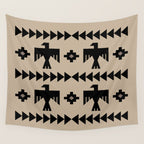 Southwestern Eagle and Arrow Pattern 125 Wall Tapestry Gallery Image 4