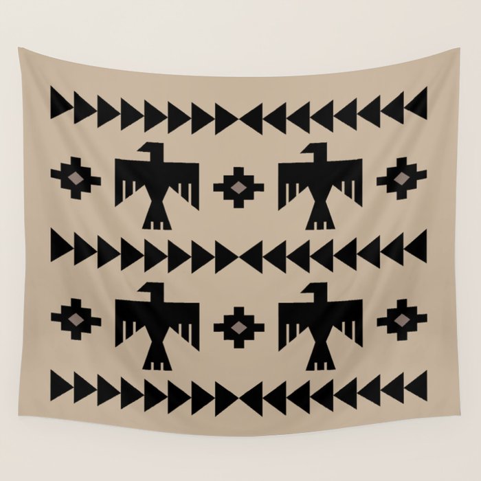 Southwestern Eagle and Arrow Pattern 125 Wall Tapestry Gallery Image 4