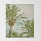 Palm Trees Throw Blanket Gallery Image 2