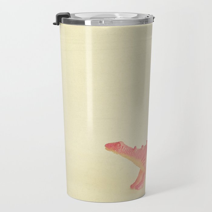 Pink Dinosaur Travel Mug Gallery Image 3