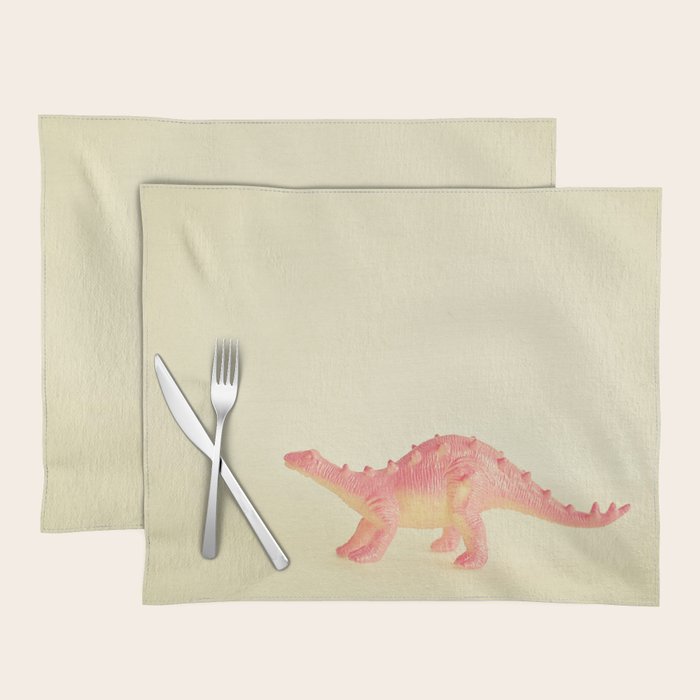 Pink Dinosaur Placemat Gallery Image 1