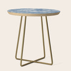 just sharks cobalt denim Side Table Gallery Image 1