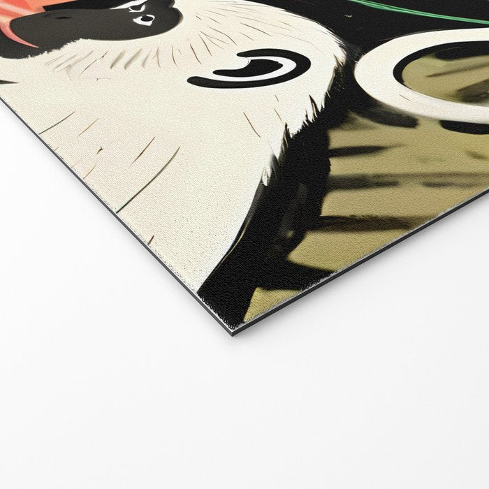 Game Weekend, Monkey Pastel Tropical Playing Cards, Fun Eclectic Party Drinks Alcohol Jungle, Wild Animals Friends Hangout Painting Welcome Mat Gallery Image 2
