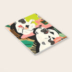 Game Weekend, Monkey Pastel Tropical Playing Cards, Fun Eclectic Party Drinks Alcohol Jungle, Wild Animals Friends Hangout Painting Notebook Gallery Image 3
