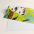 Game Weekend, Monkey Pastel Tropical Playing Cards, Fun Eclectic Party Drinks Alcohol Jungle, Wild Animals Friends Hangout Painting Wrapping Paper Gallery Image 2